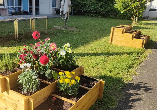 Projet Jardin thérapeutique à L'Ehpad Mirambeau